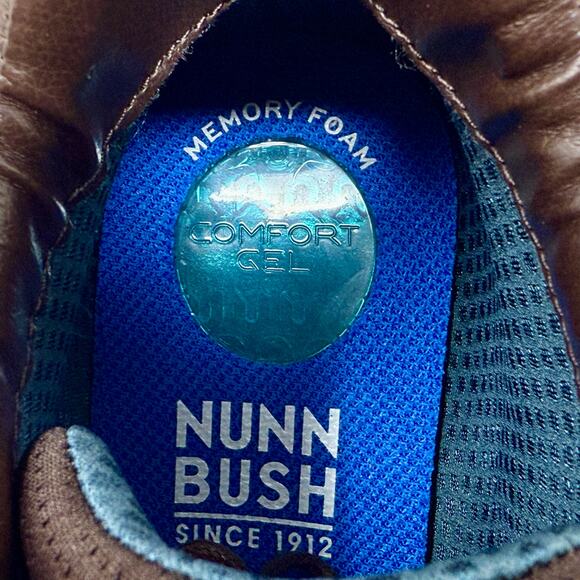 Nunn Bush Chuka Hiker Boots Brand New In Box Mens 8 1/2 Brown Cognac S-1533 - Picture 14 of 16